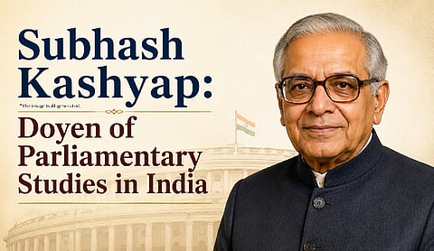 Subhash Kashyap: Doyen of Parliamentary Studies in India