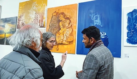 Sudarsan Pattnaik showcases sand paintings at Venice exhibition