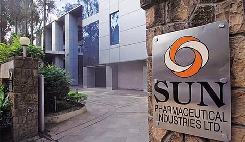 Sun Pharmaceutical Industries logo. Representational image. Source: Wikimedia Commons (public domain).