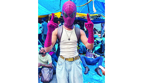 Superheroes at the protest: How Jantar Mantar found its own icons