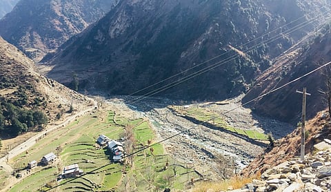 Representational image. File photo (2018). The India-Pakistan border seen from the Azad Kashmir side. Photo: Ayazmeo / commons.wikimedia.org (CC BY-SA 4.0).