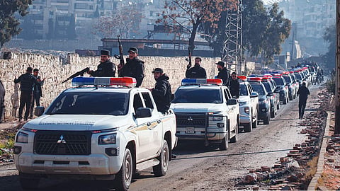 Syrian security forces enter Aleppo neighbourhood