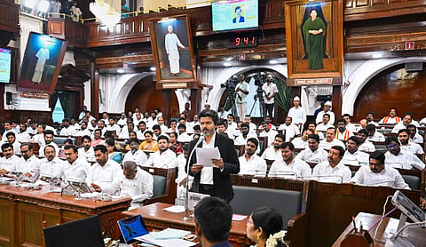 Tamil Nadu Assembly erupts in uproar as CM Vijay targets DMK, opposition walks out