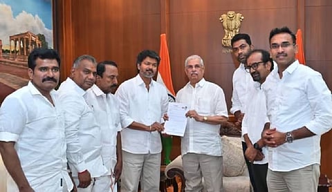 Tamil Nadu government formation suspense deepens as DMK AIADMK alliance buzz grows over Vijay claim