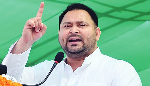 Tejashwi backs Kejriwal’s Relief, demands fresh polls