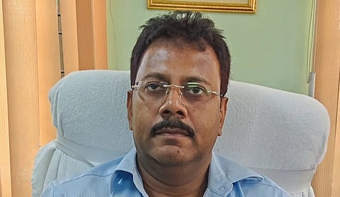 File photo: Sandip Ghosh, former principal of RG Kar Medical College and Hospital. (PTI Photo)