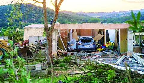 Tornado tears through village in southern France