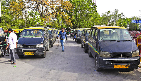 Transport strike in Delhi-NCR begins quietly as app cabs stay active