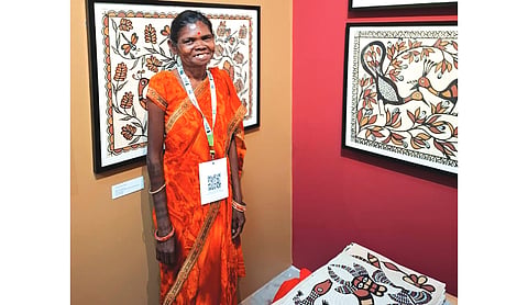 Tribal art goes global: Rs 1.5 million painting at Delhi’s Tribes Art Fest