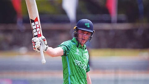 Tucker’s 94 powers Ireland to massive win over Oman