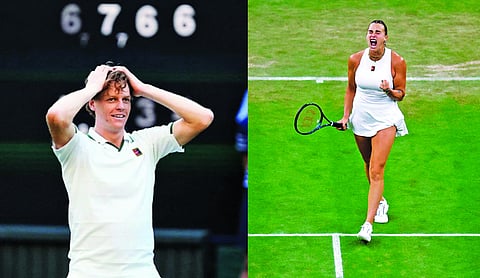 Two-time champion Aryna Sabalenka and Wimbledon winner Jannik Sinner lead US Open fields