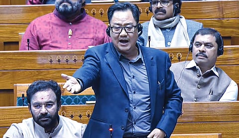 Ugly scenes could have erupted in Lok Sabha: Rijiju