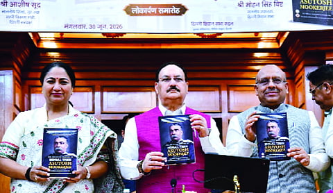 Union minister Nadda unveils book on Asutosh Mookerjee’s speeches
