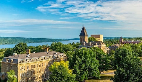 File photo: Cornell University campus in Ithaca, New York.