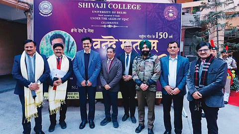 Vande Mataram echoes at Shivaji College as VC invokes freedom legacy