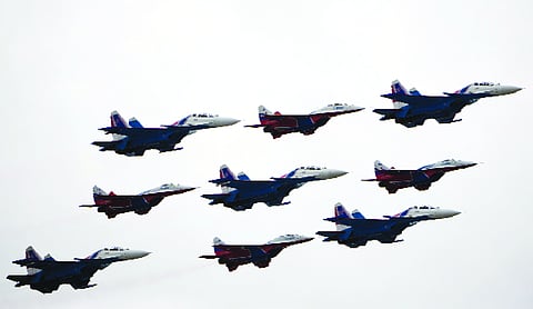Vladimir Putin vows Ukraine win at scaled-down Victory Day parade