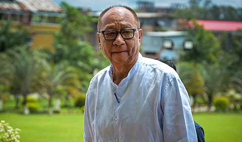 Imphal: Manipur Chief Minister Yumnam Khemchand Singh arrives for the state Assembly session, in Imphal, Thursday, Sept. 3, 2026. (PTI Photo)