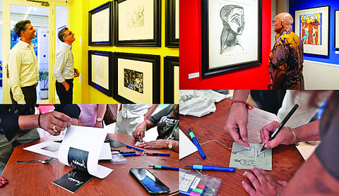 When Picasso, Miró and Dalí meet in print