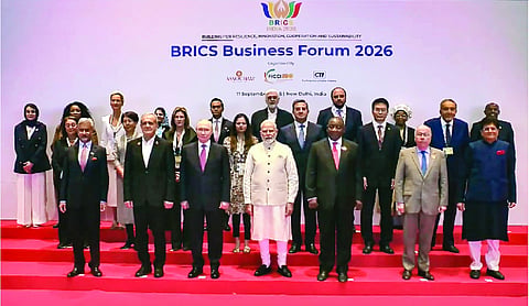 World leaders arrive in Delhi for BRICS summit