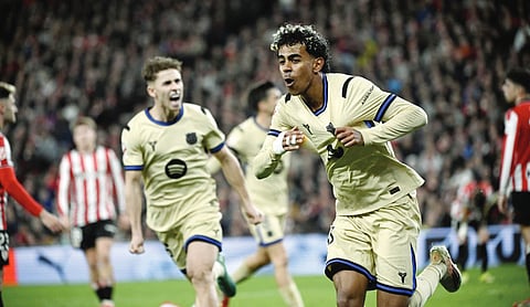 Yamal’s strike gives Barcelona win at Athletic Bilbao