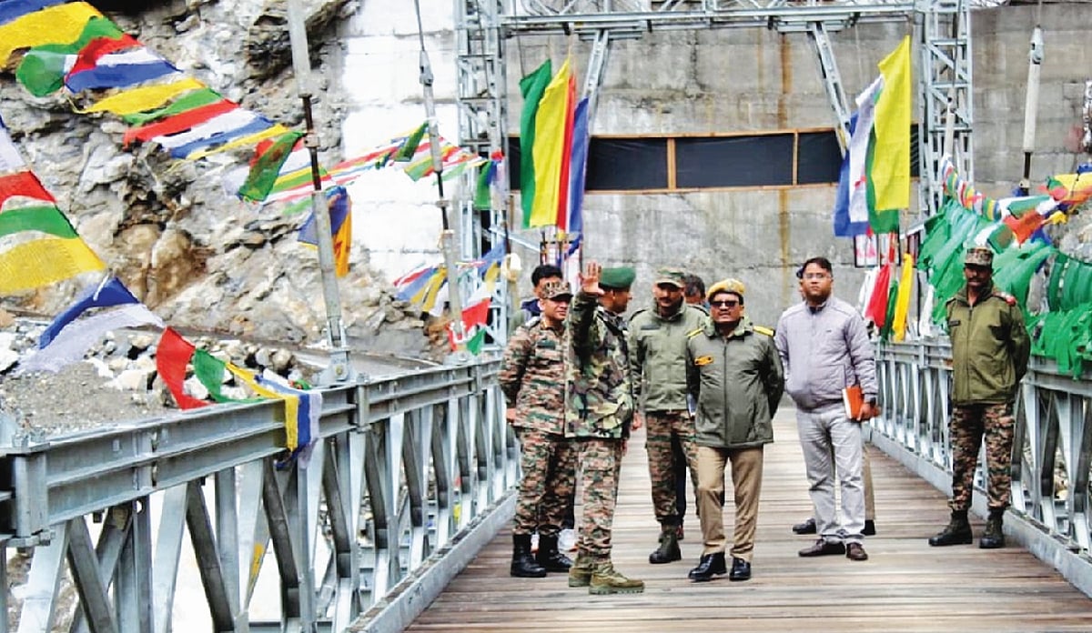 BRO Reviews Restoration Work in Landslide-Hit North Sikkim, ADG ...