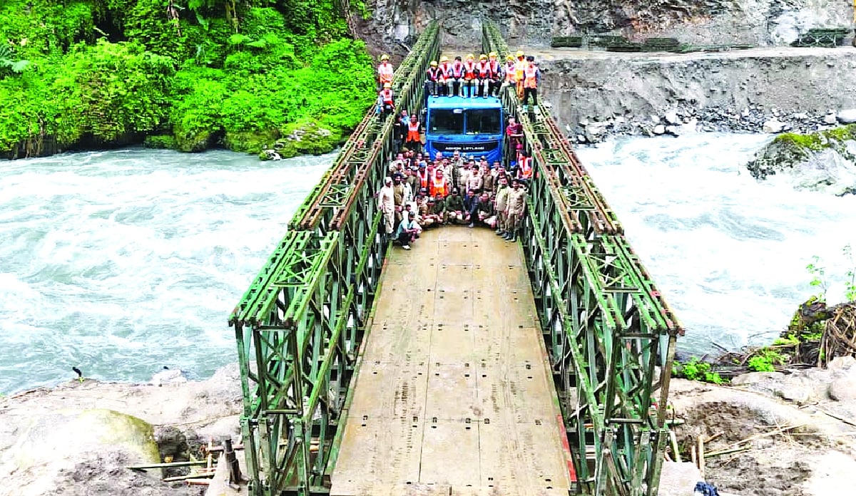 BRO Completes 180-Foot Bailey Bridge in Arunachal to Boost Border ...