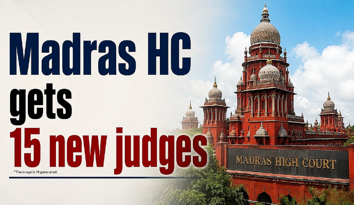 15 New Judges Sworn In at Madras High Court, Strength Rises to 66