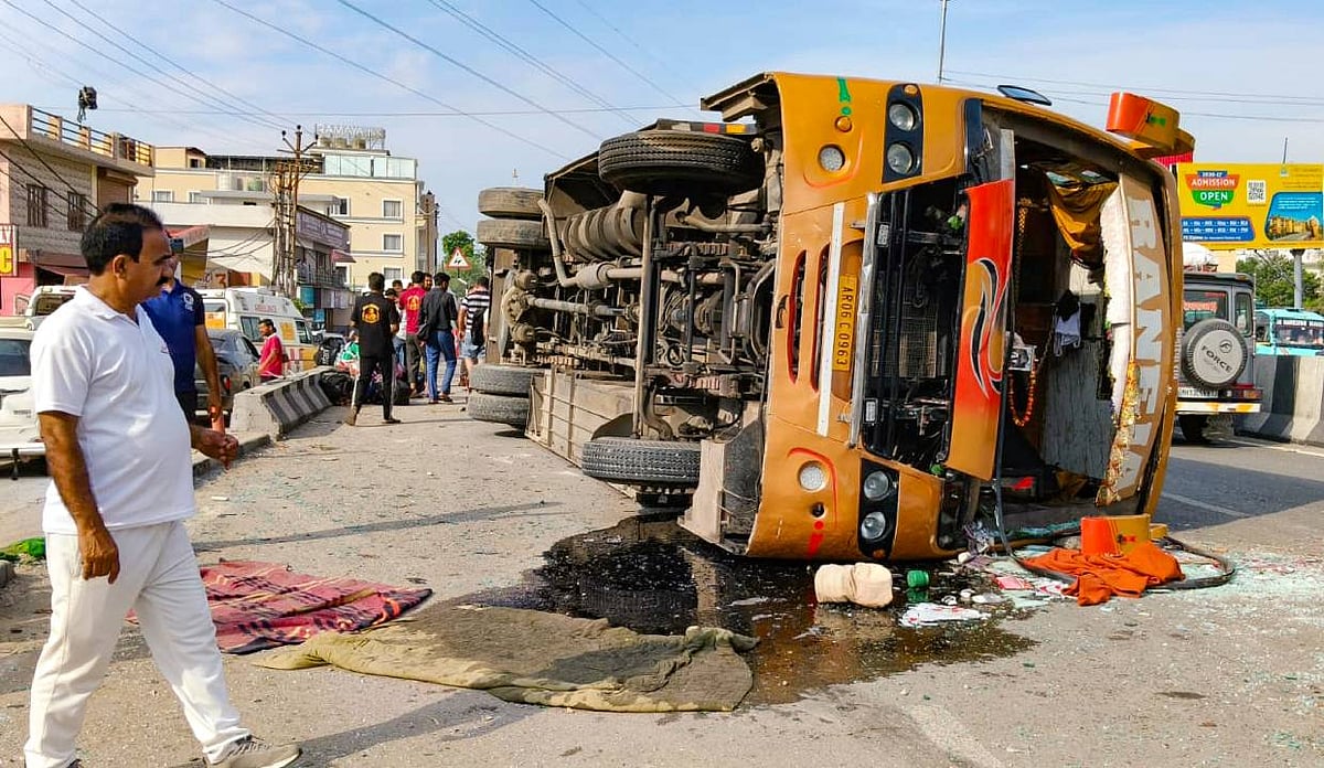 Haridwar Road Accident: 1 Dead, 37 Injured As Dumper Hits Bus Near ...