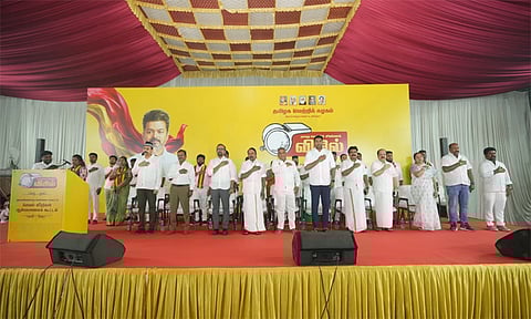 சென்னையில் தவெக செயல் வீரர்கள் ஆலோசனை கூட்டம்; முக்கிய நிர்வாகிகள் பங்கேற்பு