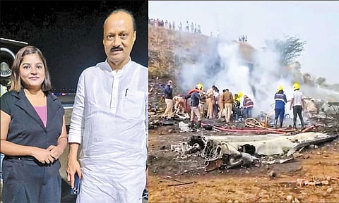 அஜித்பவார் பயணம் செய்த விமானத்தில் பலியான விமான பணிப்பெண்ணின் தந்தை கண்ணீர்
