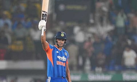 
அதிவேக அரைசதம்:  ஷிவம் துபே சாதனை
