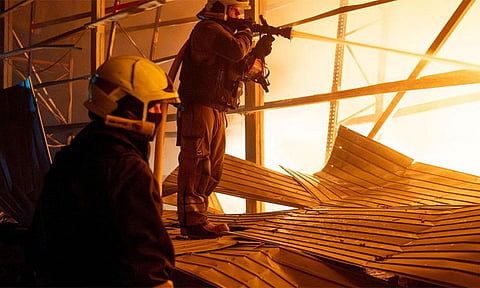 அமைதி பேச்சுவார்த்தைக்கு இடையே உக்ரைன் மீது ரஷியா சரமாரி டிரோன் தாக்குதல் - 3 பேர் பலி
