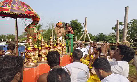 புதுக்கோட்டை: நெய்வேலி வீரத்தாயி அம்மன் கோவில் கும்பாபிஷேகம்