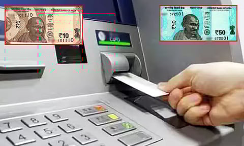 இனி சில்லறை பிரச்சினை வராது.. ஏடிஎம்களில் விரைவில் 10, 50 ரூபாய் நோட்டுகள்?