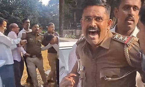 லஞ்சம் வாங்கும்போது கைது... குழந்தை போல் அலறி ஆர்ப்பாட்டம் செய்த போலீஸ் இன்ஸ்பெக்டர் 