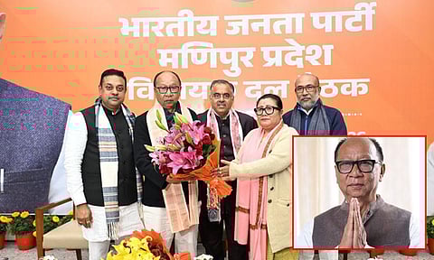 
மணிப்பூர்:  பா.ஜ.க. மூத்த தலைவர் கேம்சந்த் சிங் புதிய முதல்-மந்திரியாகிறார்
