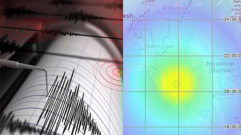 மியான்மரில்  சக்தி வாய்ந்த நிலநடுக்கம்: ரிக்டர் அளவில் 6 ஆக பதிவு