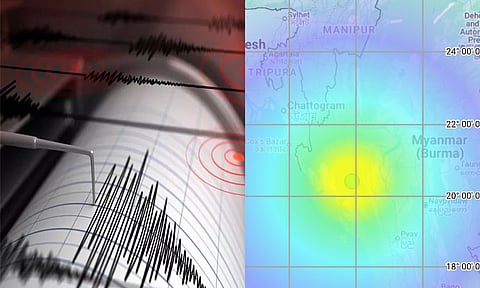 மியான்மரில்  சக்தி வாய்ந்த நிலநடுக்கம்: ரிக்டர் அளவில் 6 ஆக பதிவு