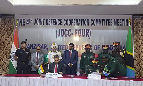 இந்தியா-தான்சானியா இடையே 4-வது கூட்டு பாதுகாப்பு ஒத்துழைப்பு குழு கூட்டம்
