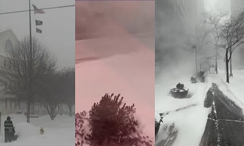 பனிப்புயல் - உருக்குலைந்த அமெரிக்கா: 100-ஐ நெருங்கும் பலி எண்ணிக்கை