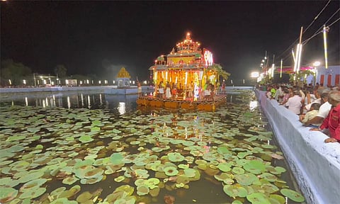 ஸ்ரீவைகுண்டம் கள்ளபிரான் கோவில் தெப்ப உற்சவ விழா