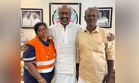 "தூரமாக நின்று கைக்கொடுப்பார் என்று நினைத்தேன். ஆனால்.." ரஜினியிடம் தங்க சங்கிலி பரிசு பெற்ற பத்மா நெகிழ்ச்சி 