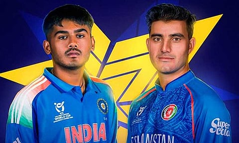 யு19 உலகக் கோப்பை அரையிறுதி: இந்தியாவுக்கு எதிராக ஆப்கானிஸ்தான் பேட்டிங் தேர்வு 
