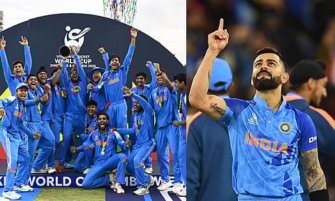 யு19 உலகக் கோப்பையை வென்ற இந்தியா - விராட் கோலி வாழ்த்து