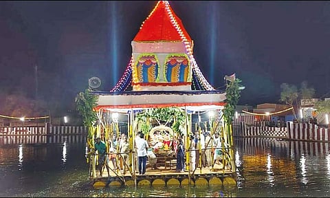 சங்கரன்கோவிலில் தெப்பத்திருவிழா