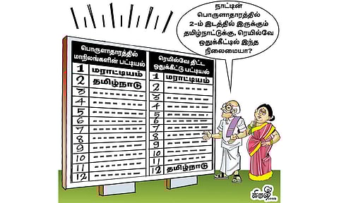 பொருளாதாரத்தில் முன்வரிசை; ரெயில்வே திட்டங்களில் பின்வரிசை!