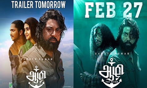 சரத்குமாரின் “ஆழி” படத்தின் டிரெய்லர் நாளை வெளியீடு