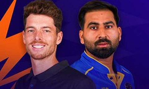 
டி20 உலகக் கோப்பை:  நியூசிலாந்துக்கு எதிராக யுஏஇ பேட்டிங்  தேர்வு 