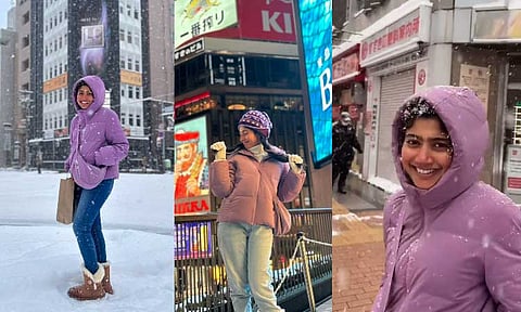 
"புது வெள்ளை மழை எங்கும் பொழிகின்றதே".. ஜப்பானில் ஜாலியாக ஊர்சுற்றும் சாய்பல்லவி