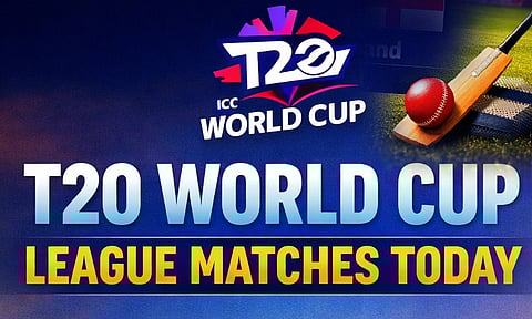 டி20 உலகக் கோப்பை: இன்றைய 3 லீக் ஆட்டங்கள்